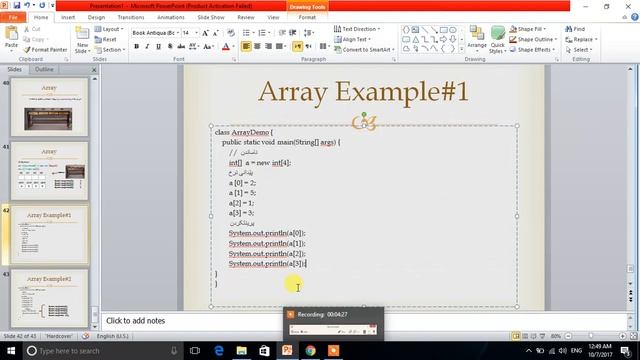 Array Example One in java kurdish 57(By T4 Kurd Group)