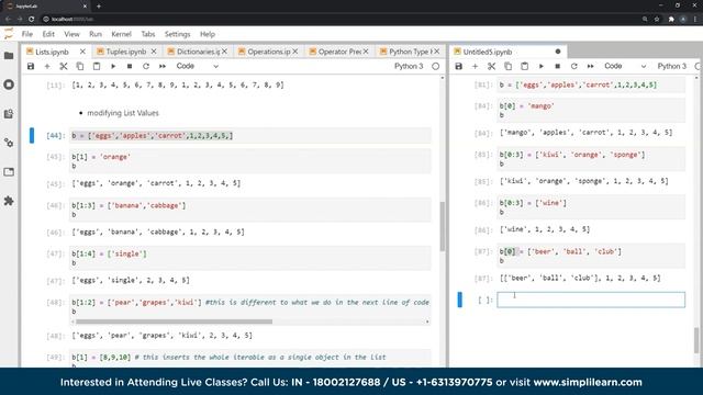 List and Tuple in Python | Lists in Python | Tuples in Python | Python for Beginners | Simplilearn