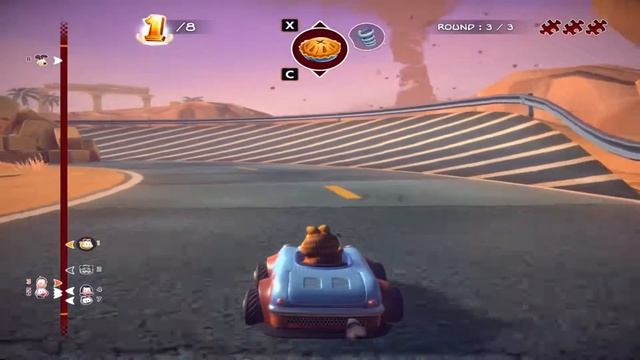 Garfield Kart Furious Racing Gameplay Walkthrough Part 1 смотреть онлайн