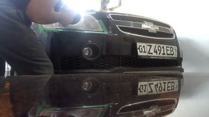 Авто фара каптива полировка