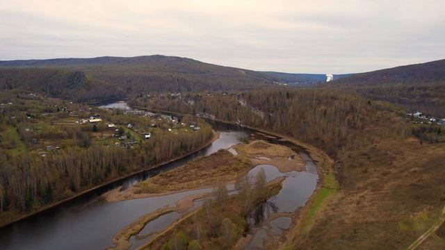 Верхняя Губаха гора Ладейная, подвесной мост, декорации фильма "Сердце Пармы"   HD 1080p