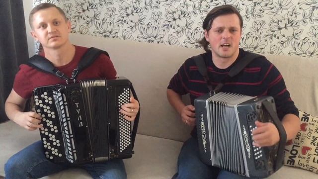 ТАКОГО ВЫ ЕЩЕ НЕ СЛЫШАЛИ! ("БЕЛЫЕ РОЗЫ"  БАЯН+ГАРМОНЬ)