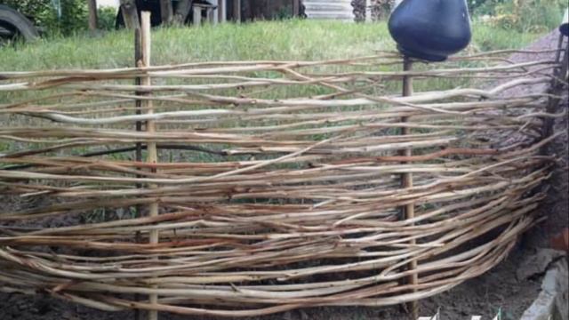 ПЛЕТЕНАЯ ОГРАДА СВОИМИ РУКАМИ
