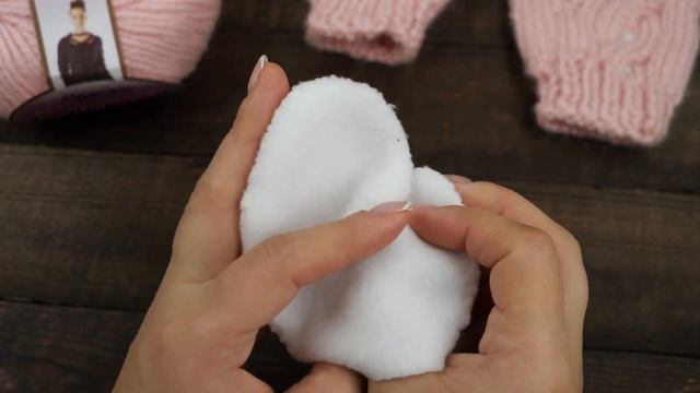 Как сделать подкладку из флиса в варежки ?