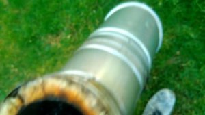 Дымоход из нержавейки после 11 лет топки углём