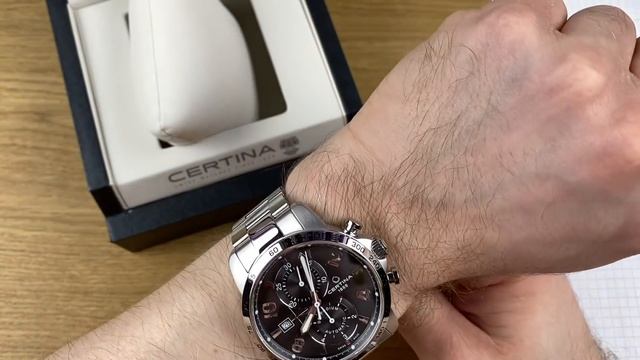 БОЛЬШОЙ механический хронограф Certina DS Podium - новинка 2021! смотреть онлайн