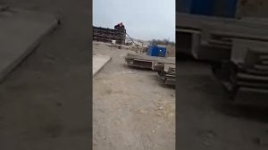 Забивка шпунта оп.№6, устройство опалубки шкафной стенки оп.№7 мост ПК301+52,47 17-03-2020