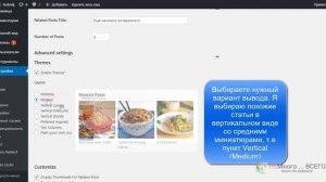 WordPress Related Posts плагин