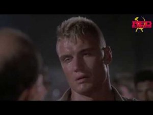 Красный скорпион 1988 Дольф Лундгрен поет гимн ссср
