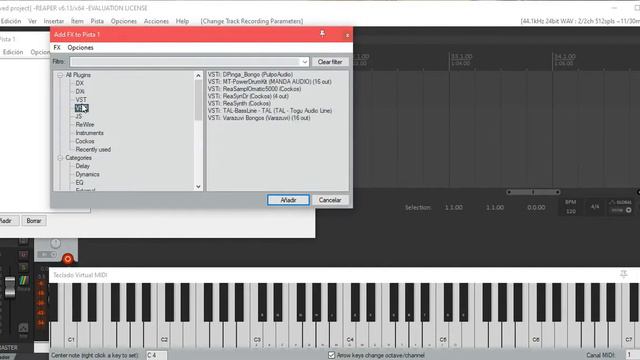 Como Usar El Teclado Virtual Midi De reaper Para Principiantes смотреть онлайн