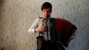 Ой то не вечер_ на баяне