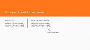 Meta and SOLID Principles in C# Video Series - PoLA (Principle of Least Astonishment)