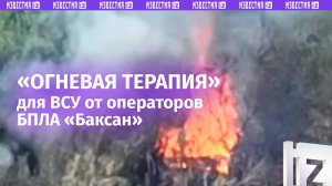 Операторы БПЛА «Баксан» устроили «огневую терапию» для ВСУ