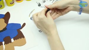 ЩЕНЯЧИЙ ПАТРУЛЬ: Гонщик из пластилина Плей До. Видео для детей