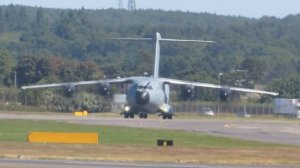 Airbus A400M First visit to Bournemouth airport