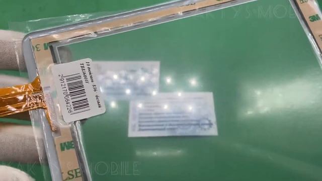 Обзор на сенсор (тачскрин) для планшета Kingvina 1031-B белый 2,5D смотреть онлайн