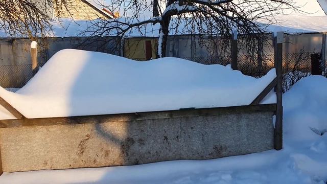 Снежно-морозный  влог.