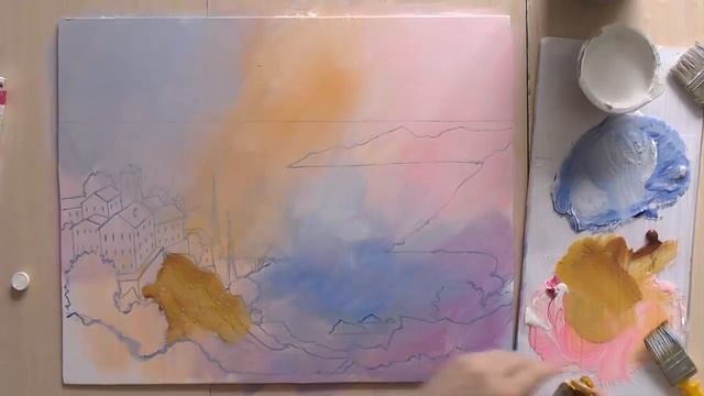 Этапы создания картины.