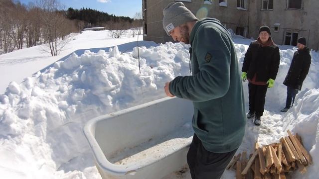 ВАННА на ДРОВАХ / ПРОВАЛ проекта / Сахалин 2023 смотреть онлайн
