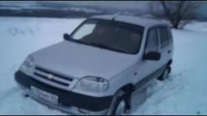 Снегопад.Дороги нет зимой .Хвалынск.УАЗ Hunter(Хантер)и Нива