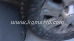 Автоковрики Komatto. Буксуем и выезжаем на ковриках.