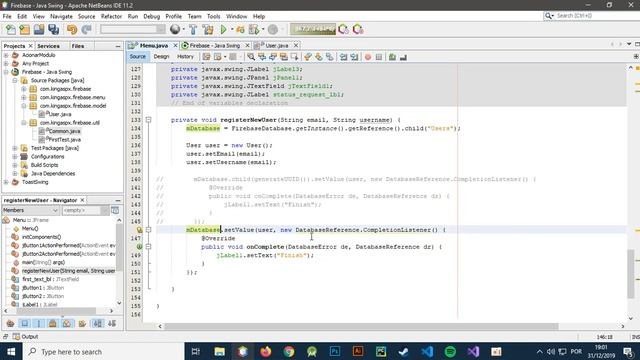 Firebase Tutorial - Java Swing + Source Code