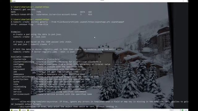 FR ASP NET Core 3.1 WebAPI HTTPS Visual Code Docker Kubernetes Skaffold Part 2