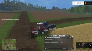 Farming simulator 15 - CoursePlay Саморазгрузка комбайна (обучение)