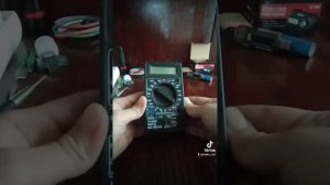 Мультиметр на АКБ от одноразки.