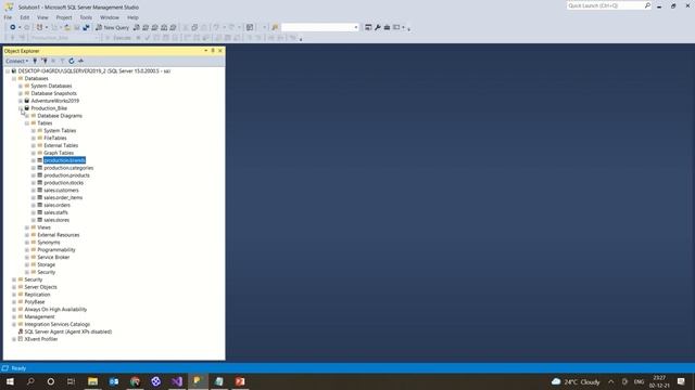 To import Database tables using SQL file or .mdf file in SQL SERVER MANAGEMENT STUDIO