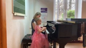 Фортепианный ансамбль Р.Н.П.Две тетери обр. М.Щеглова Кузнецова Е. Кузнецова Елизавета 5 лет