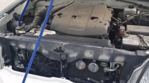 Водoродная очистка двигателя "LC Prado" оборудованием "H2 Doctor".