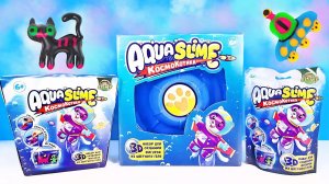АКВА СЛАЙМЫ КОСМОКОТИКИ! Игровые наборы Aqua Slime - сделай свои СКВИШИ-ИГРУШКИ! Surprise unboxing
