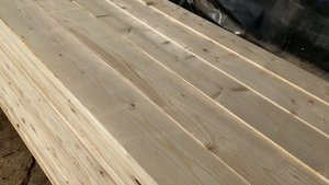 Доска сухая строганная 20х196х6000 сорт ВС