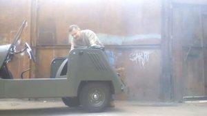 Заводим новую мотоколяску смз с-1л Циклоп