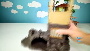 Animal Planet Zoo Animals Wildlife Toy Treehouse Playset - Fun Animals Toys Video For Kids