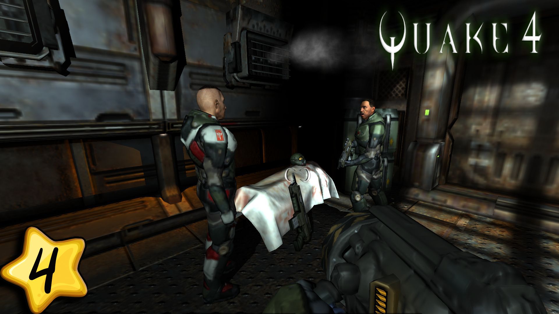 Quake 4 ⫸ Прохождение #4 ⫸ Взлом двери