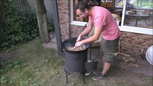 Тушеная баранина с овощами в казане