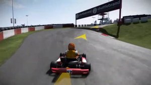 Правильная траектория в гонках на картинге \ Project СARS \ Thrustmaster T300 \ Playseat Challenge