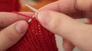 БАБУШКИНЫ ЛИЦЕВЫЕ И ИЗНАНОЧНЫЕ ПЕТЛИ. РЕЗИНКА 1 на 1 СПИЦАМИ