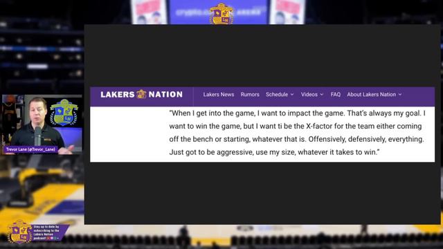 Rui Hachimura CRUSHING For Lakers, Sticking In Starting 5 When Jarred Vanderbilt Returns? смотреть онлайн