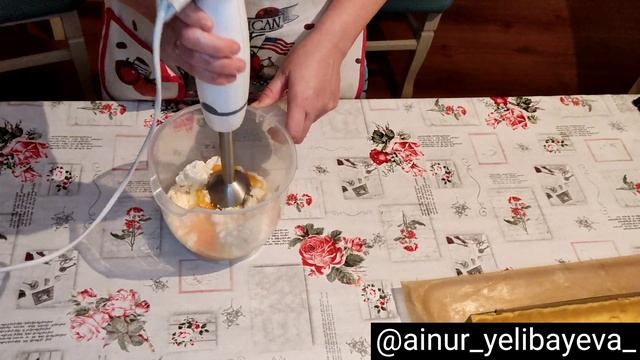 Творожный пирог с меренгой. Қазақша рецепт. смотреть онлайн