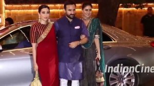 Kareena Kapoor, Karishma Kapoor And Saif Ali Khan At Sonam Kapoor & Anand Ahuja Diwali Party