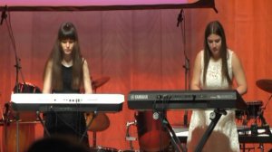 Токката из "Готической сюиты" (Л.Боельман ). Надежда Востокова и Алёна Бирюкова.10.04.2016