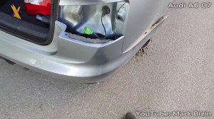 Audi A6 C7 Снятие заднего бампера / Removing the rear bumper A6C7