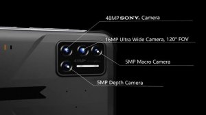 Смартфон UMIDIGI BISON IP69K защищенный, четыре камеры 48 мп