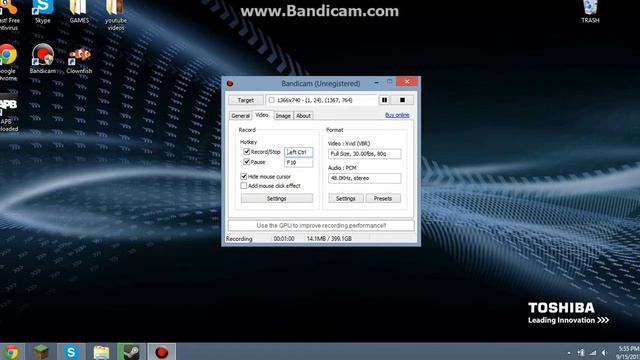 How to use Bandi Cam and download смотреть онлайн