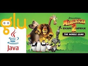 "Madagascar 2: Escape to Africa" JAVA GAME (Glu Mobile 2008 year)
