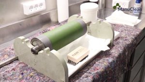 Как использовать средство для ручной очистки анилоксов Buster W?