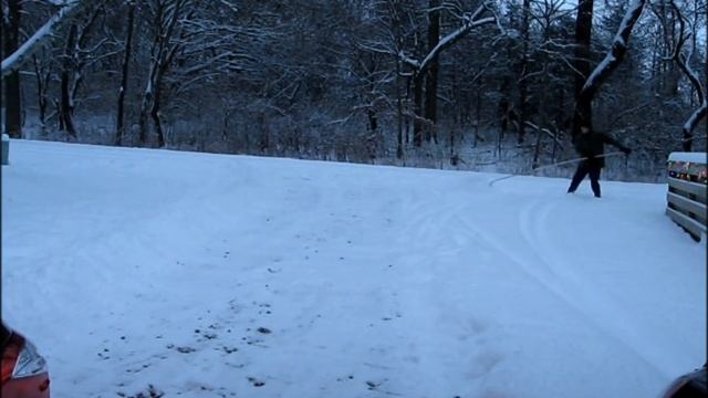 Snow Removal on a Rock Driveway: ROOF RAKE смотреть онлайн